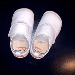 Infant/Baby White slip on shoes